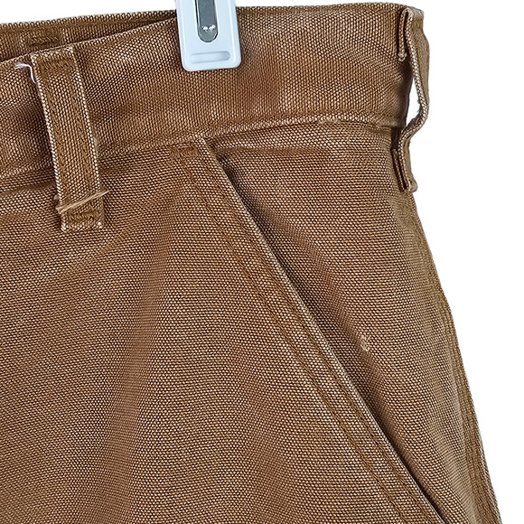 Carhartt Men's brown pants canvas work carpenter 38 x 30 staining - Picture 5 of 13